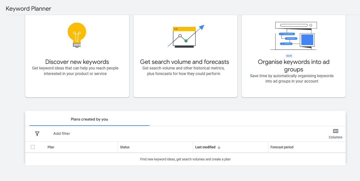 How to Use Google Ads Keyword Planner for Google Ads